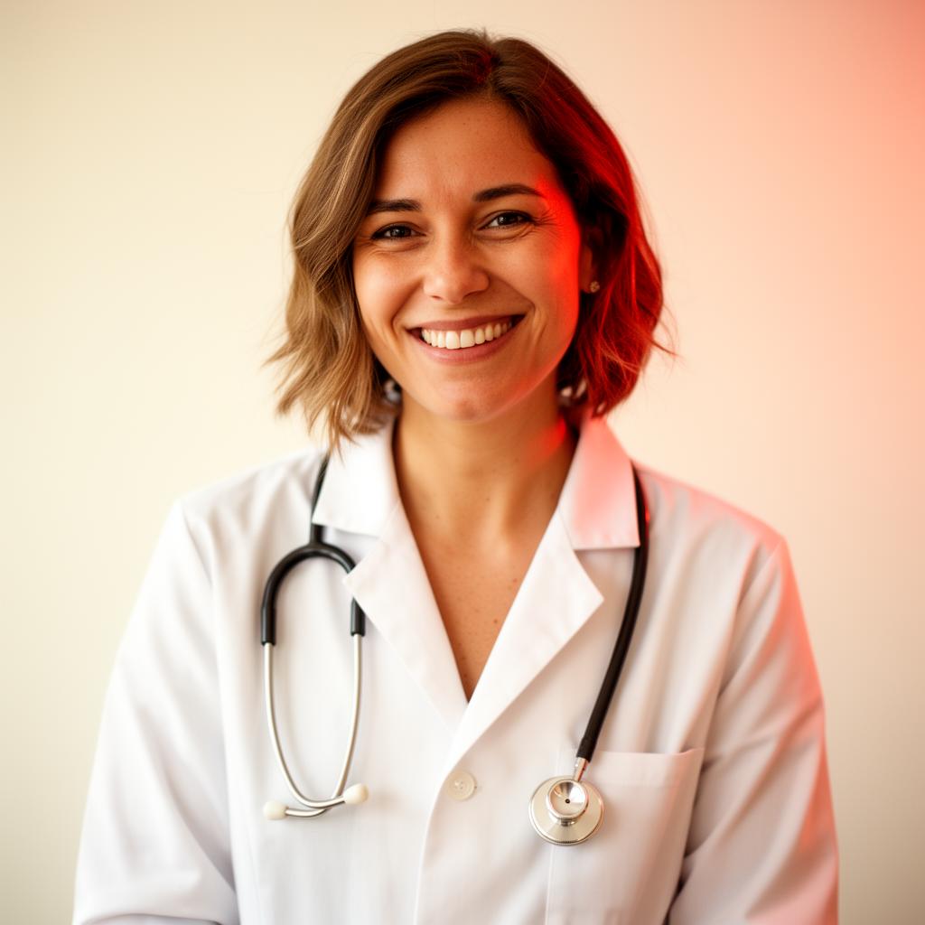 Clinician messaging a patient